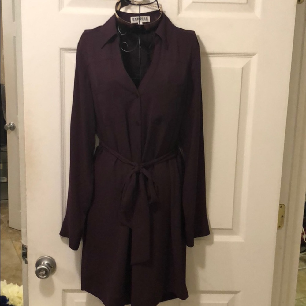 Chiffon Shirt Dress